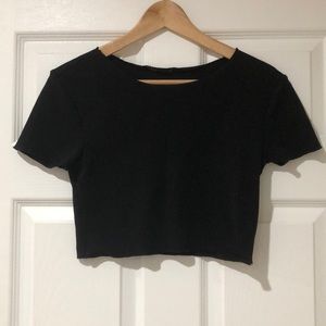 Black Crop Top
